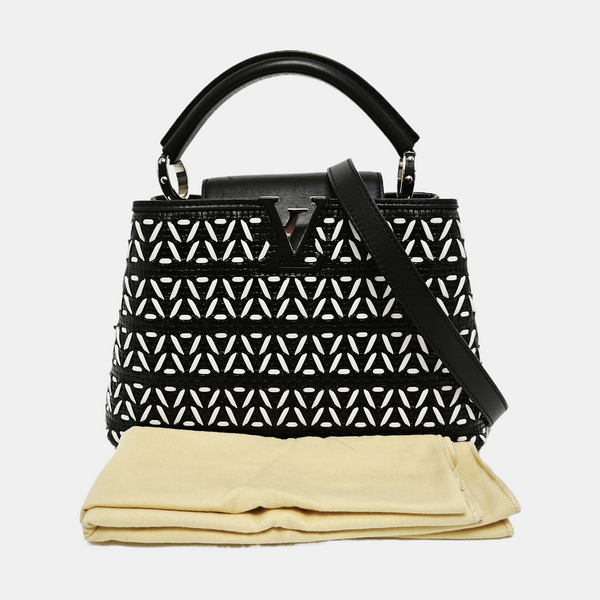 CAPUCINES PM Calfskin Black