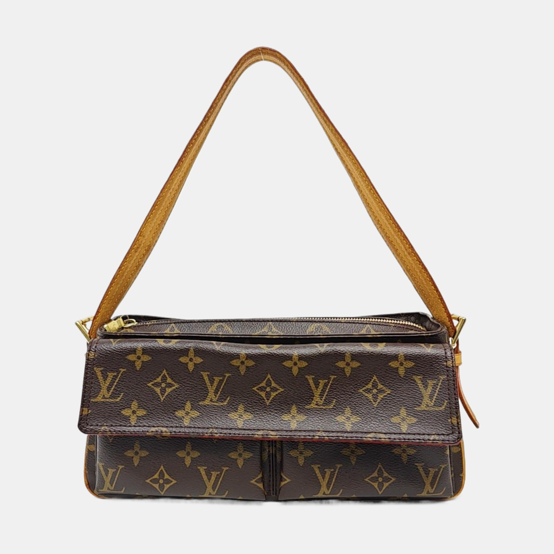 VIVA CITE Monogram Coated Canvas Brown
