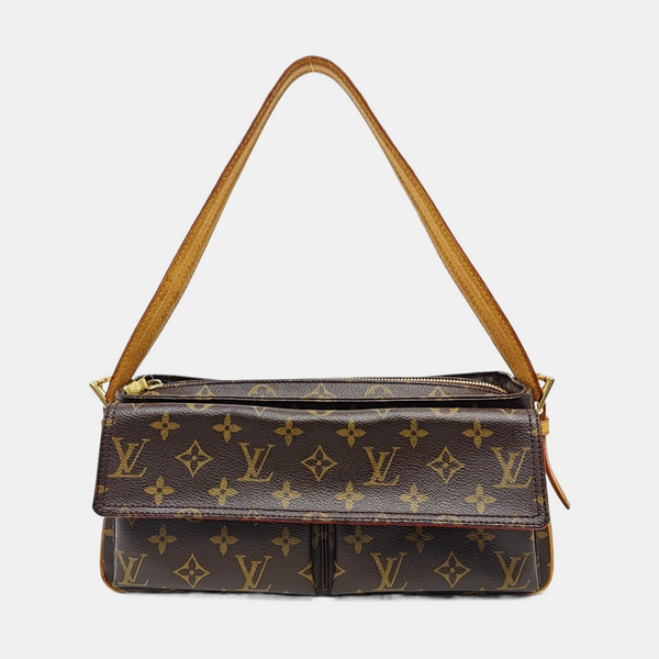VIVA CITE Monogram Coated Canvas Brown