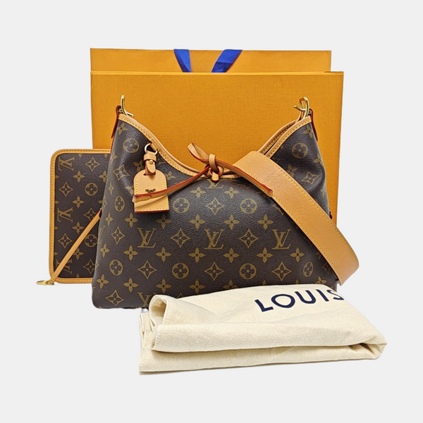 CARRYALL PM Monogram Coated Canvas Brown