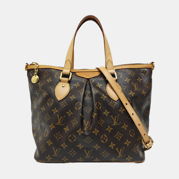 PALERMO PM Monogram Coated Canvas Brown