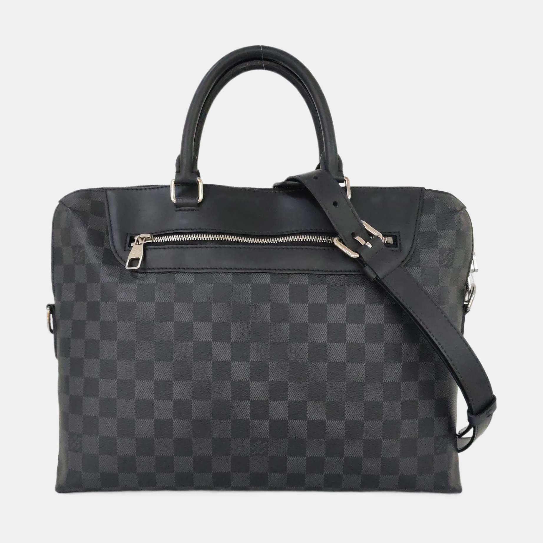 PORTE-DOCUMENTS Damier Graphite Coated Canvas Black