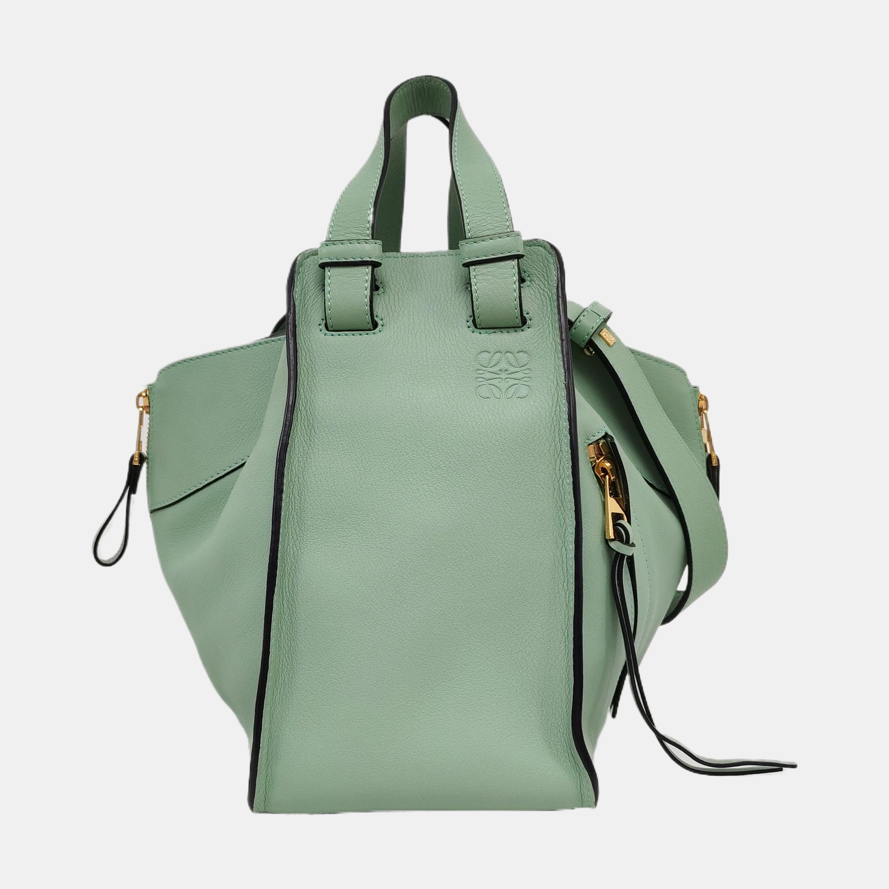Hammock Small Calfskin Green