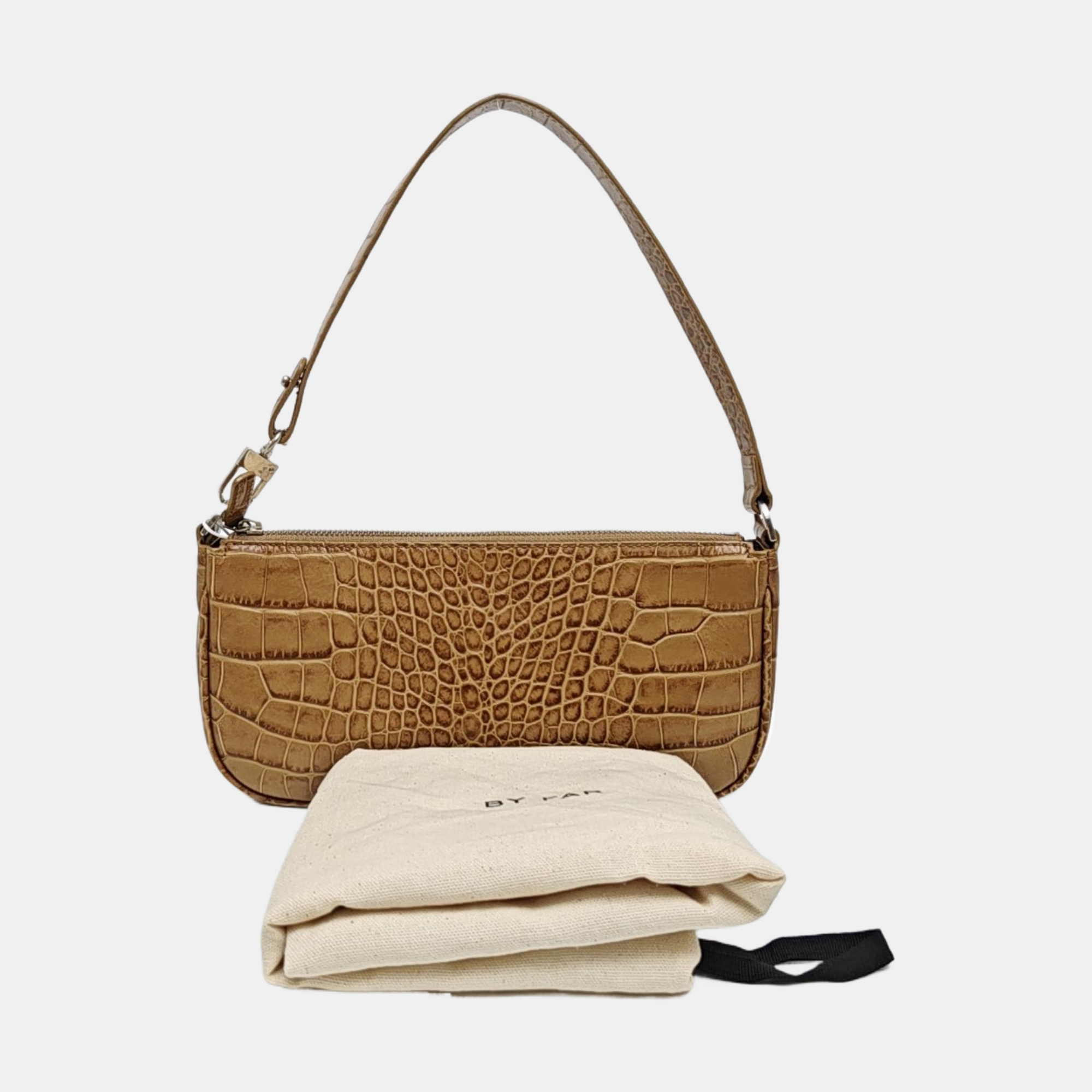 Calfskin Shoulder Bag Beige