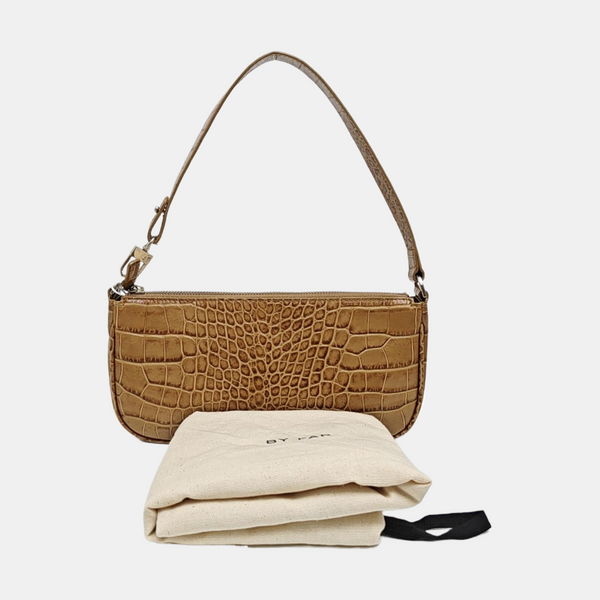 Calfskin Shoulder Bag Beige