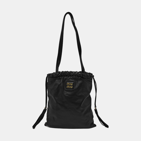 Lambskin Tote Bag Black