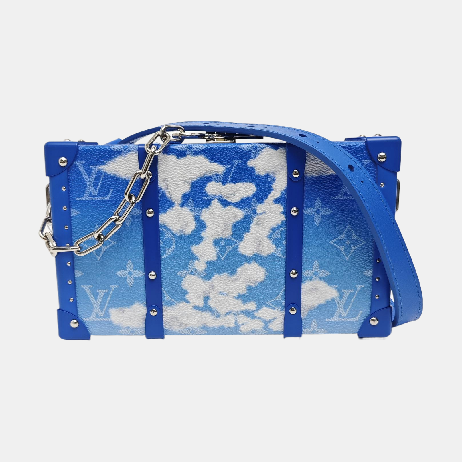 WALLET TRUNK Monogram Coated Canvas Blue