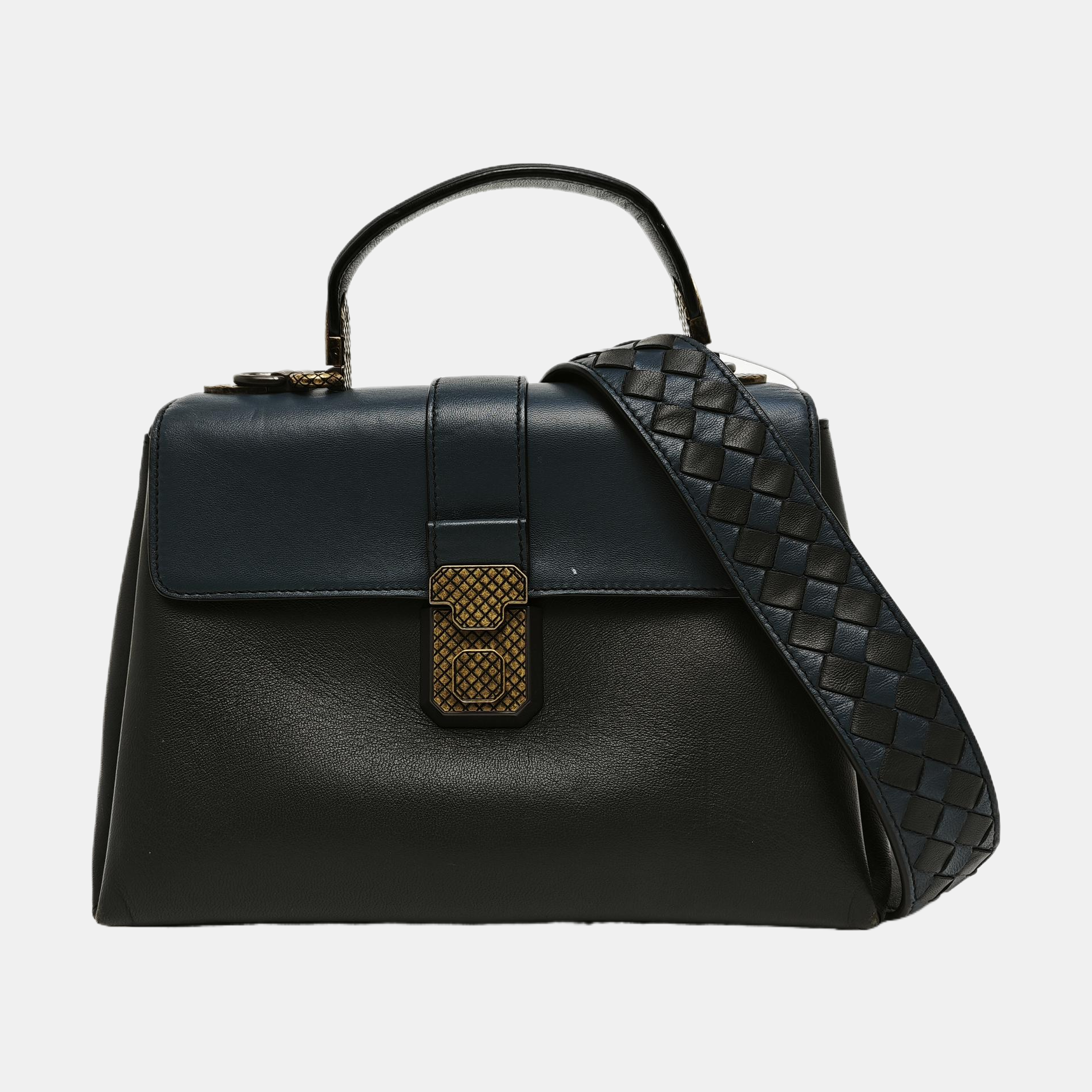 Piazza Calfskin Black