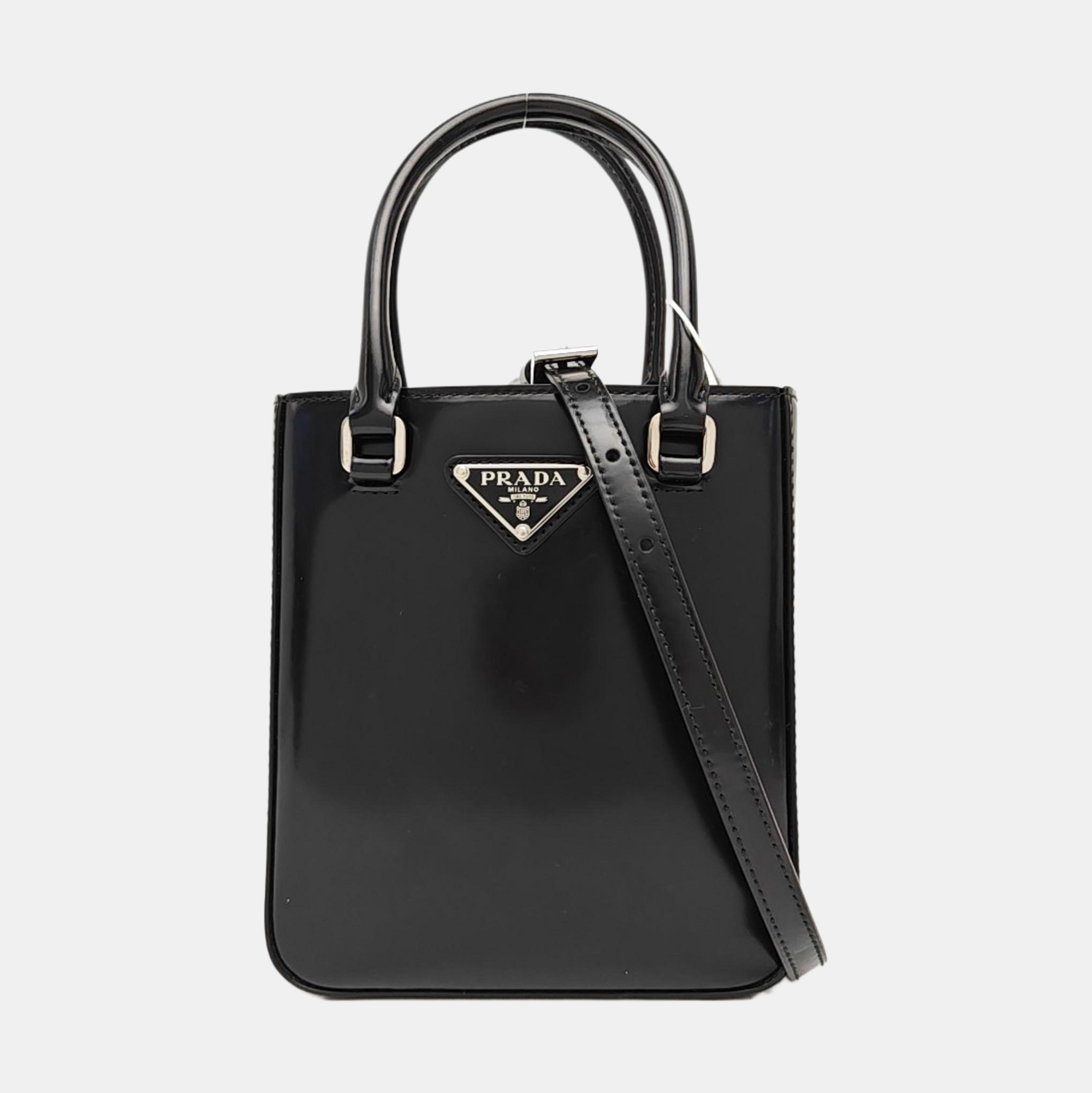 Galleria Small Calfskin Black