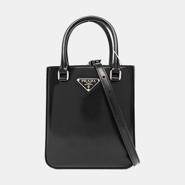 Galleria Small Calfskin Black