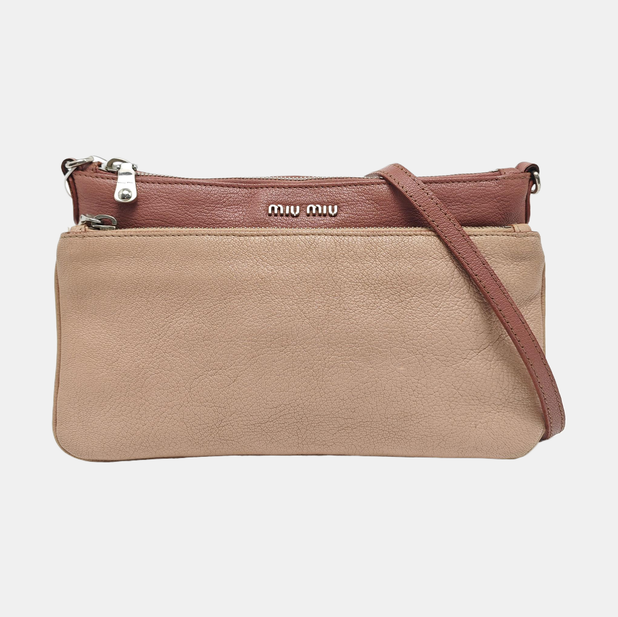 Calfskin Shoulder Bag Pink