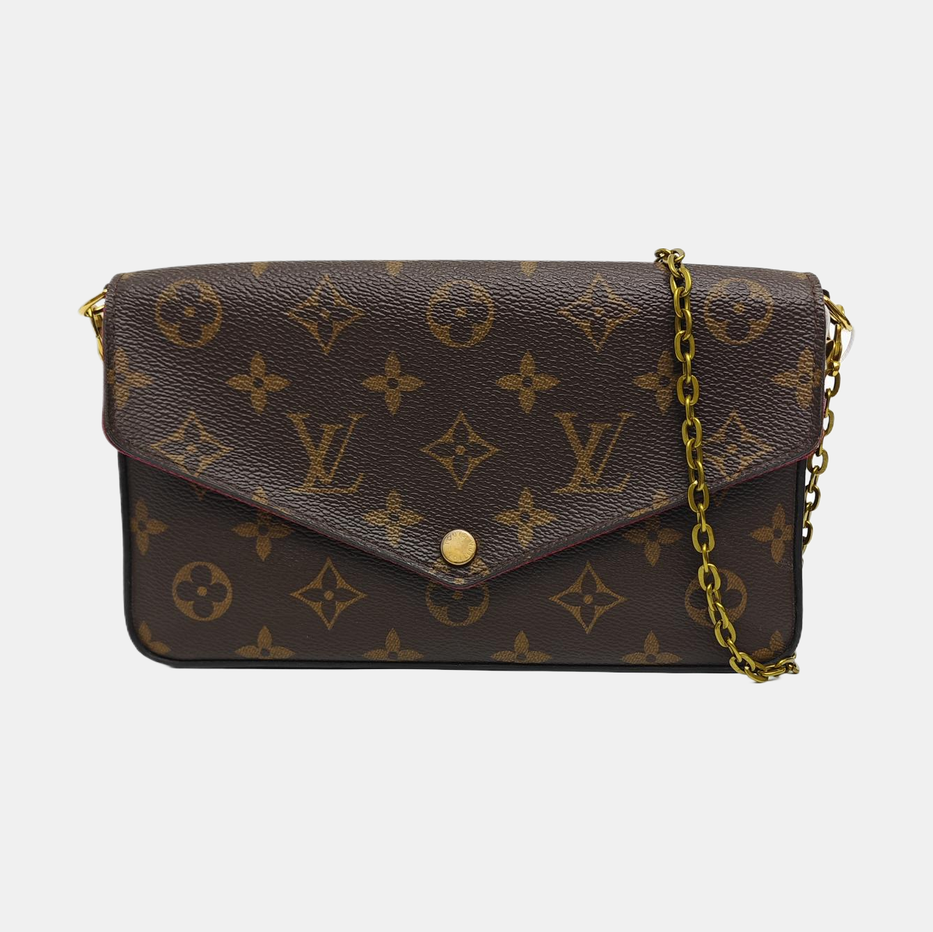 FÉLICIE Monogram Coated Canvas Brown