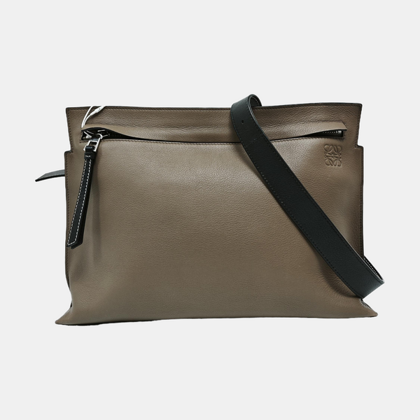 T Pouch Calfskin Brown
