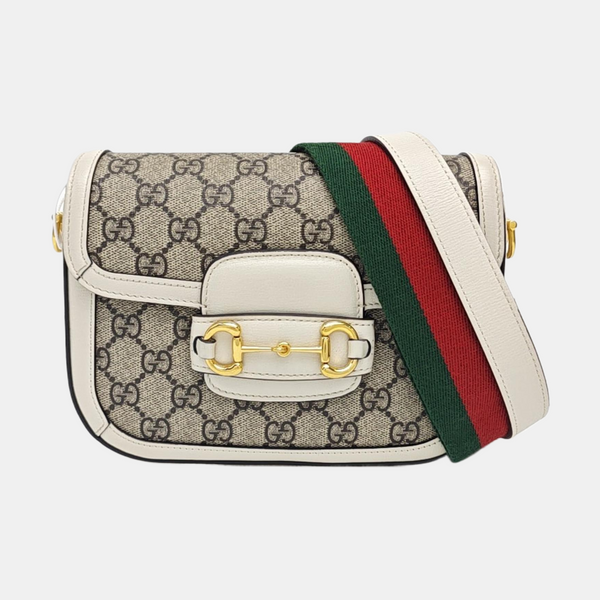 Horsebit 1955 Mini Coated Canvas Beige