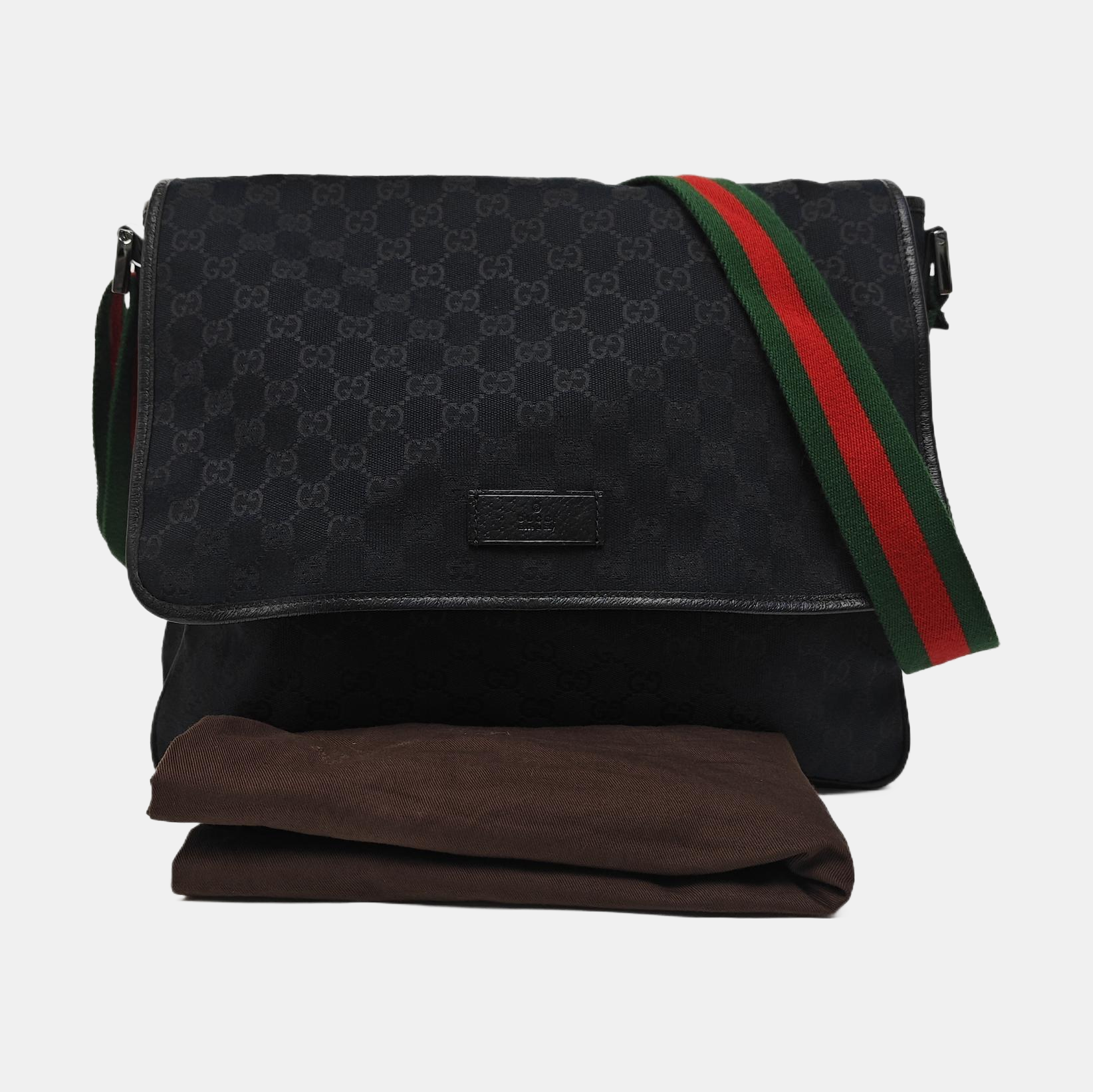 Monogram Canvas Shoulder Bag Blue