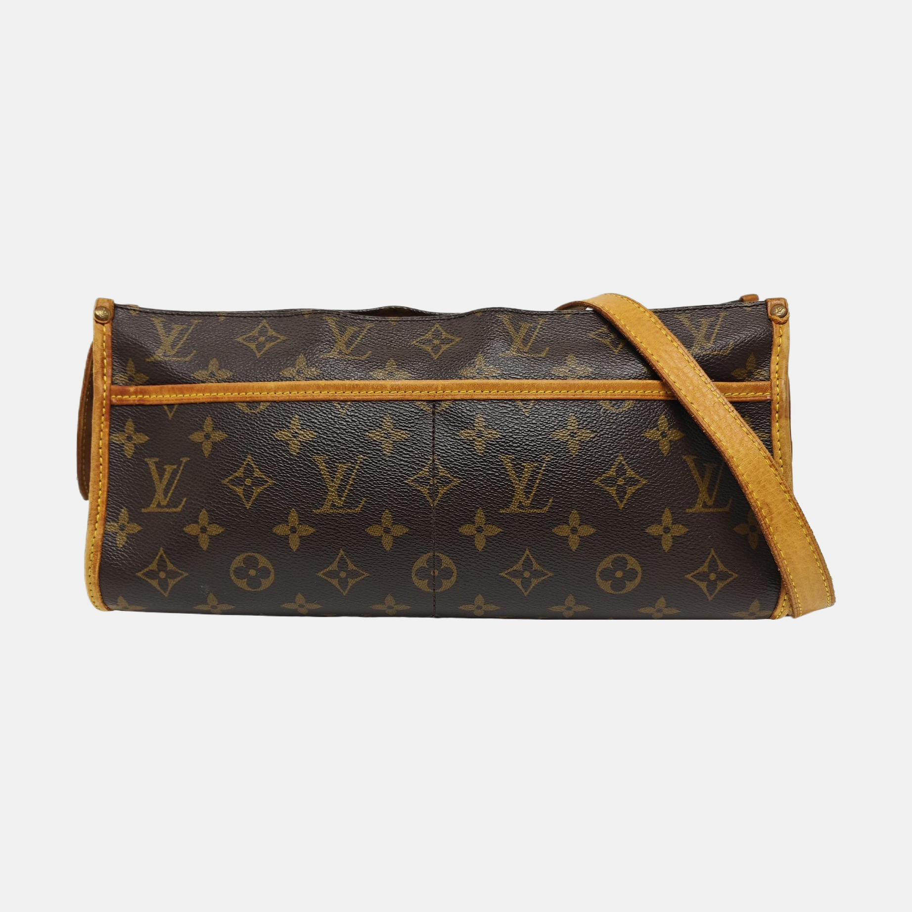 POPINCOURT Monogram Coated Canvas Brown