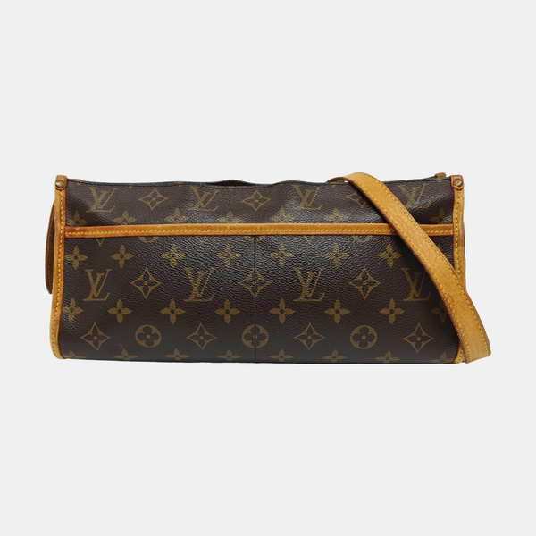 POPINCOURT Monogram Coated Canvas Brown