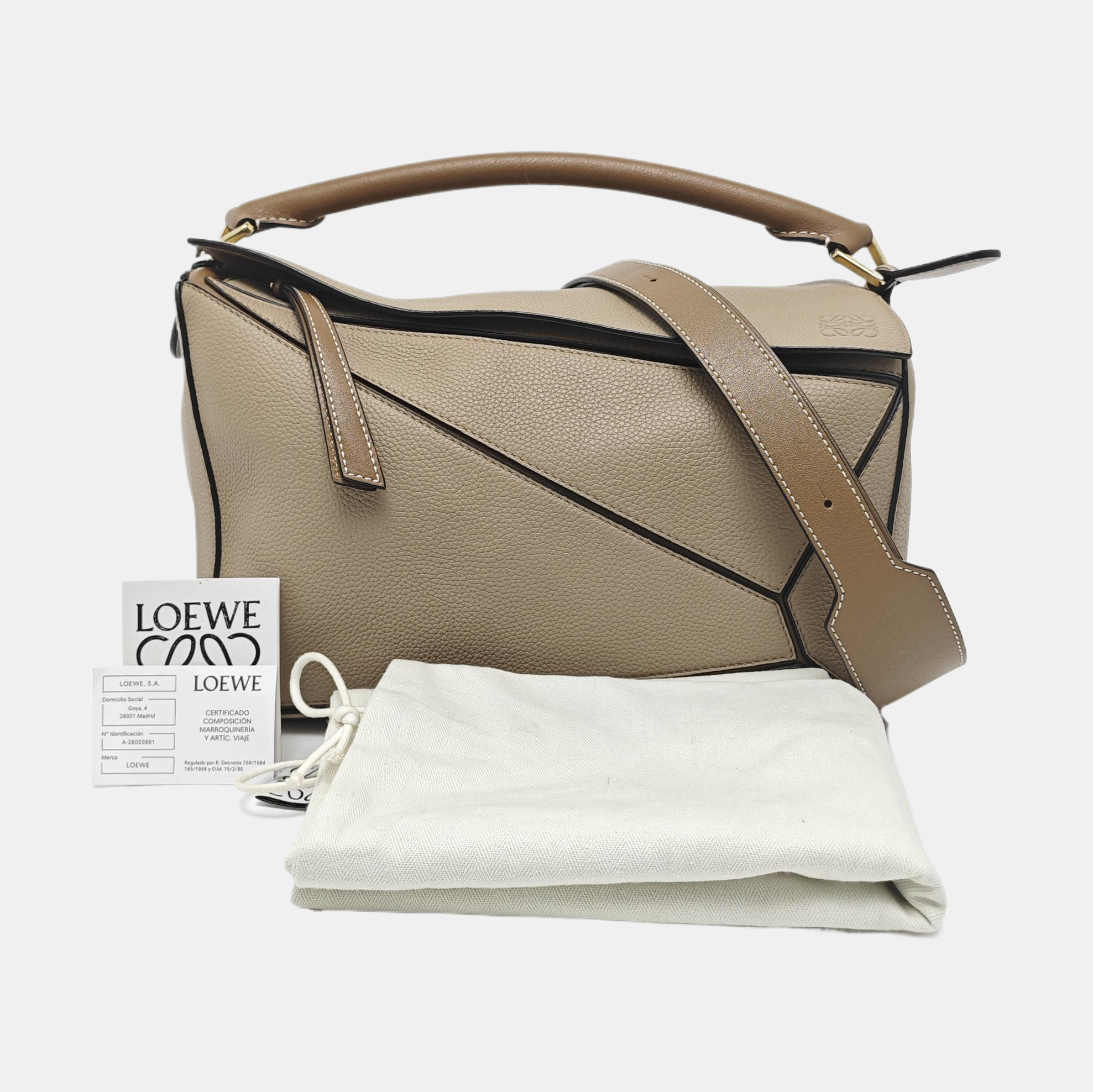 Puzzle Small Calfskin Gray