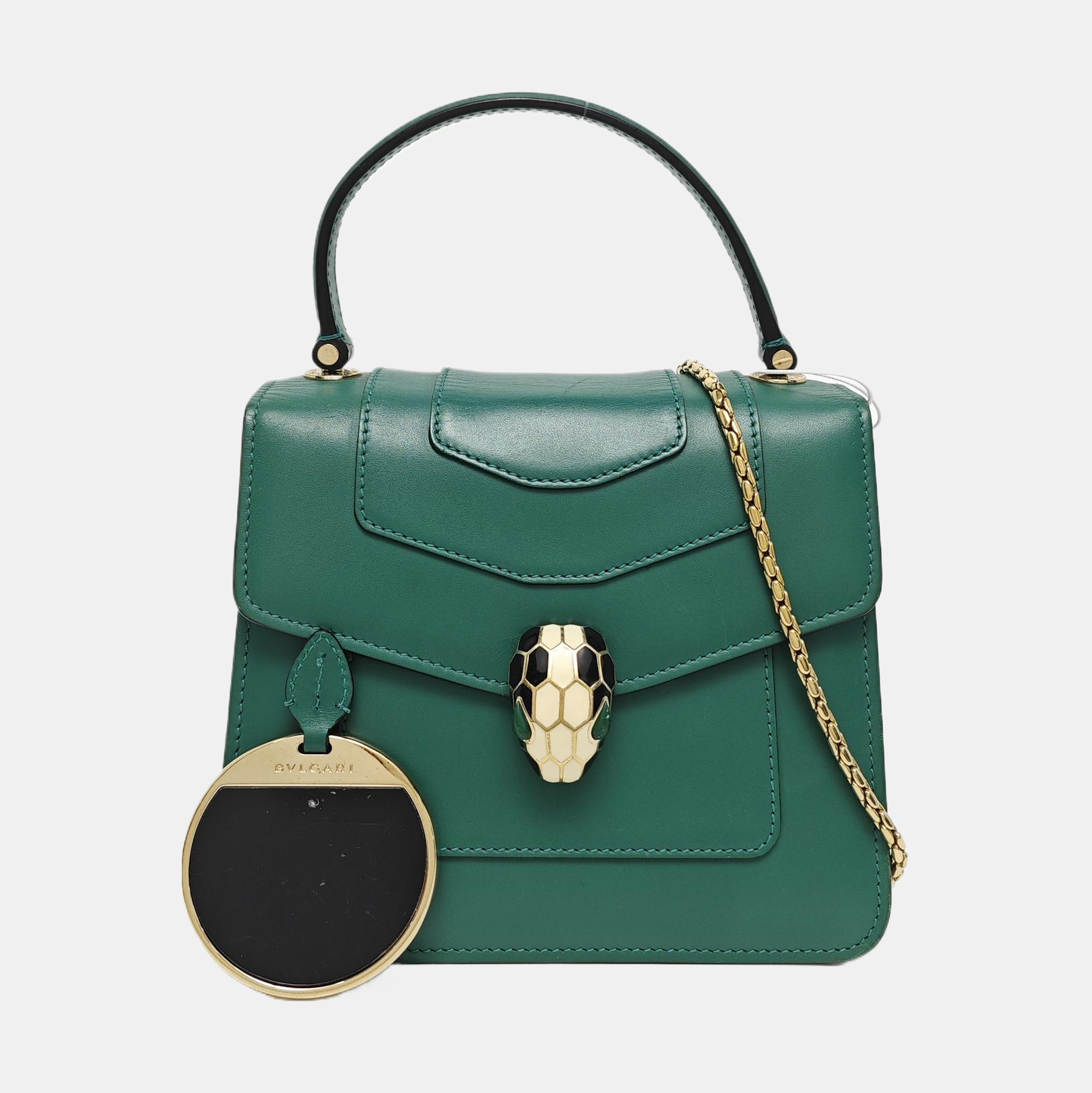 SERPENTI FOREVER Small Calfskin Green