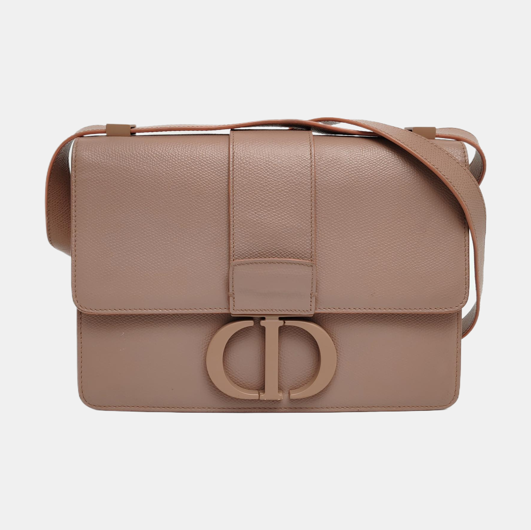 Authenticated pre-owned  30 Montaigne Calfskin Beige - Crossbody Bag at Looply