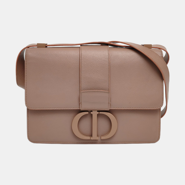 Authenticated pre-owned  30 Montaigne Calfskin Beige - Crossbody Bag at Looply