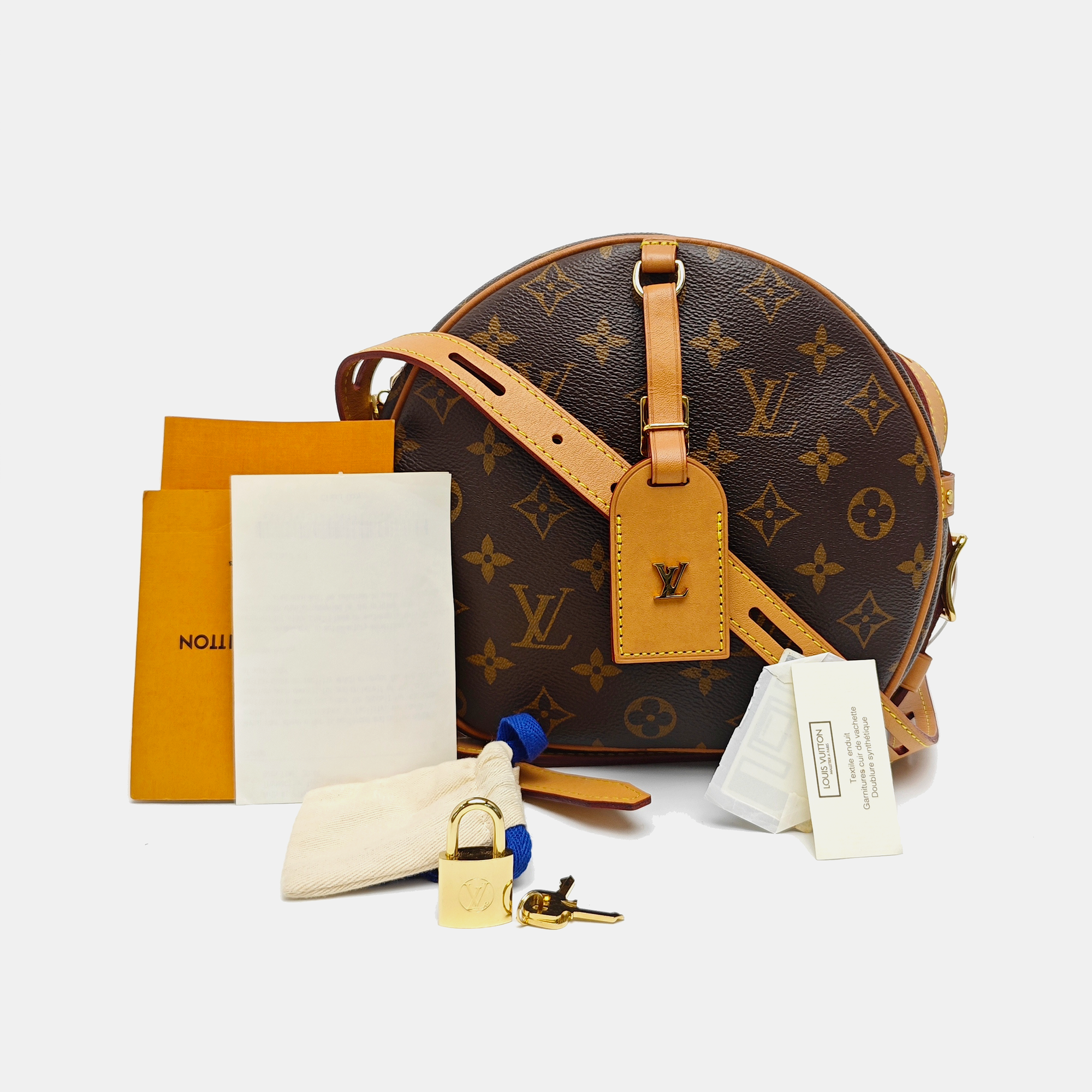 BOITE CHAPEAU MM Monogram Coated Canvas Brown