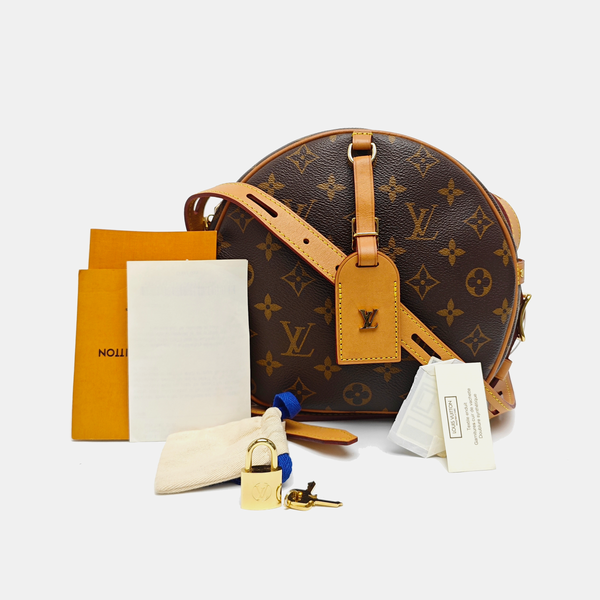 BOITE CHAPEAU MM Monogram Coated Canvas Brown