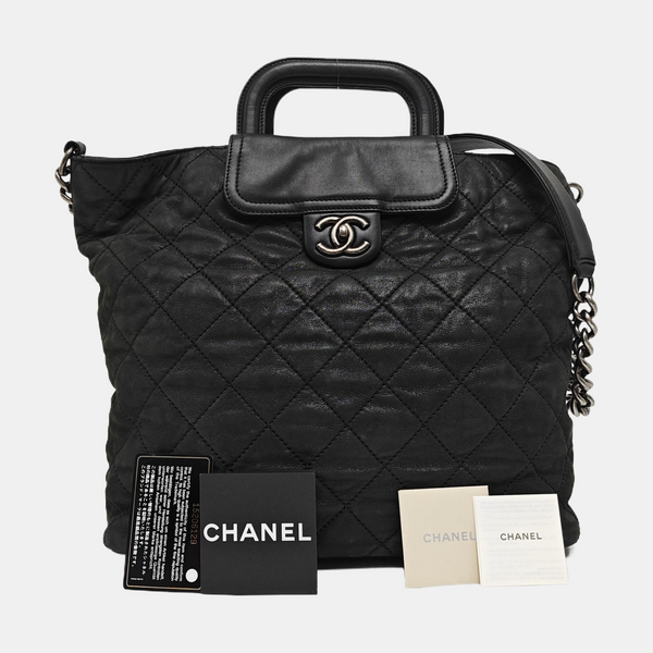 HAMPTONS CC Quilted Calfskin Green