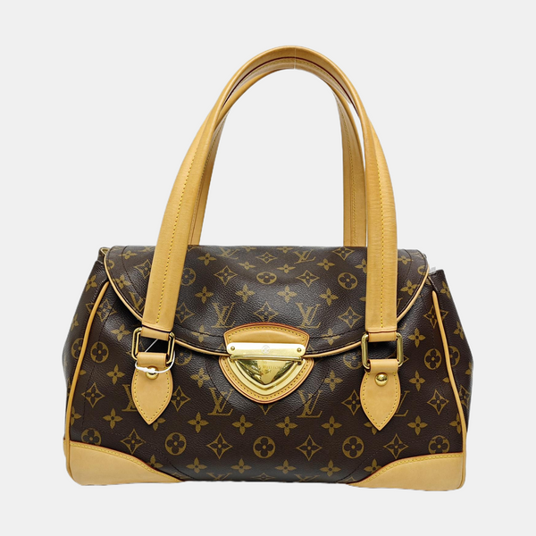 BEVERLY Monogram Coated Canvas Brown