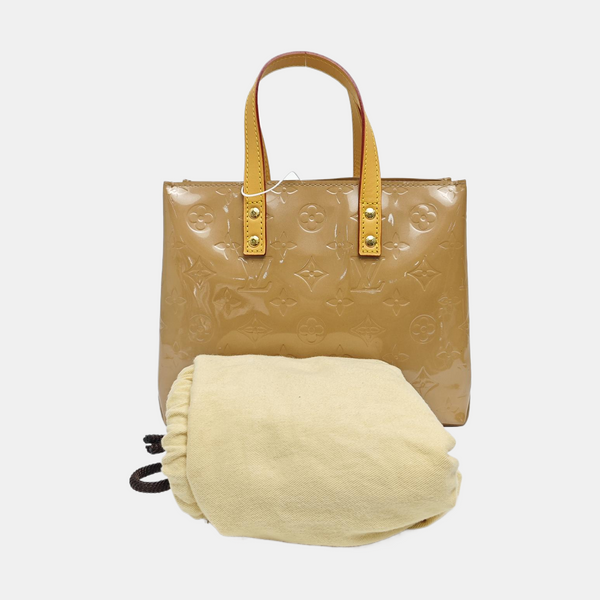 READE PM Monogram Calfskin Beige