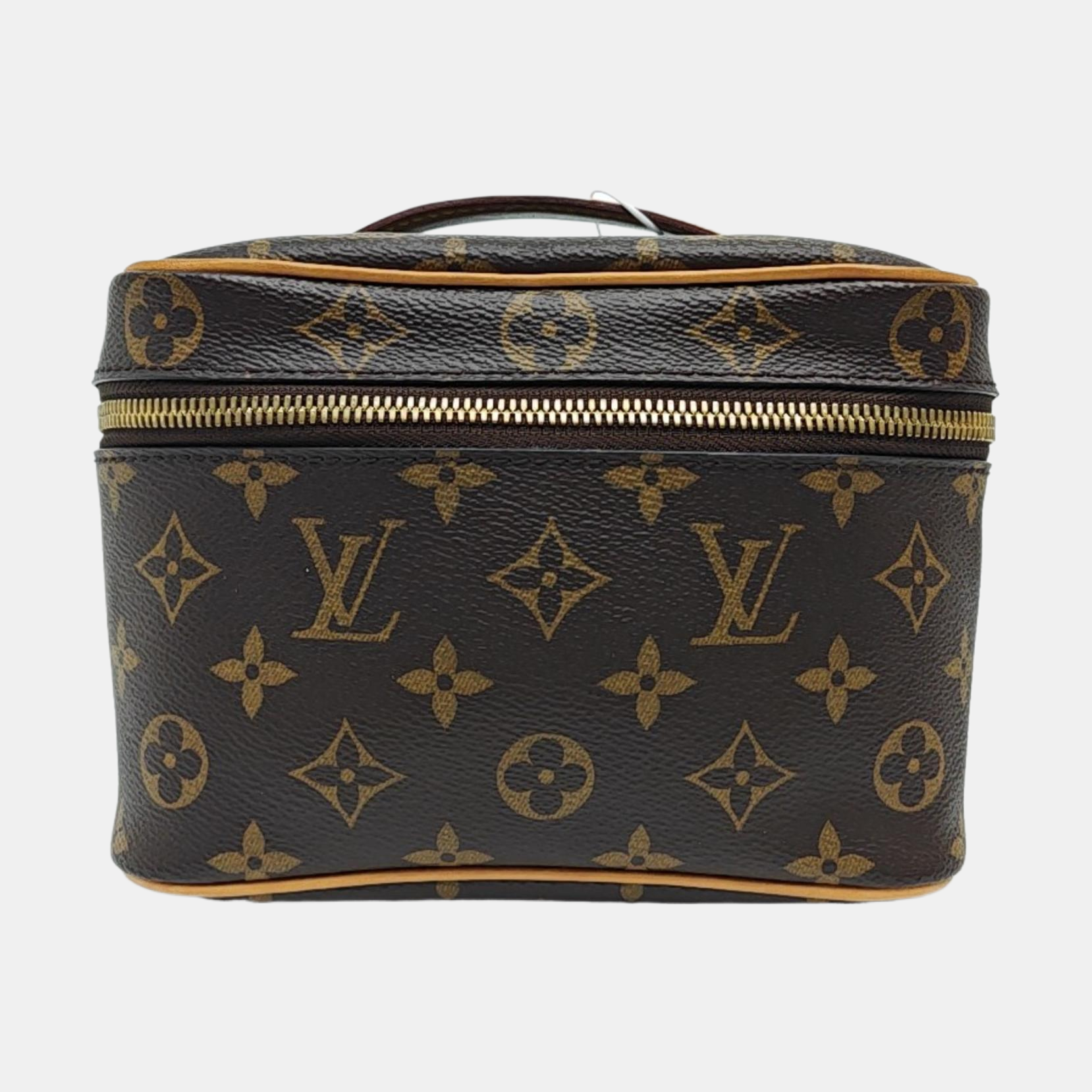 NICE Mini Monogram Coated Canvas Brown