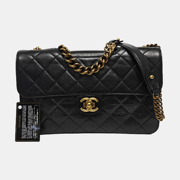 PREFECT EDGE Quilted Calfskin Black