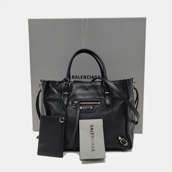 Papier Mini Calfskin Black