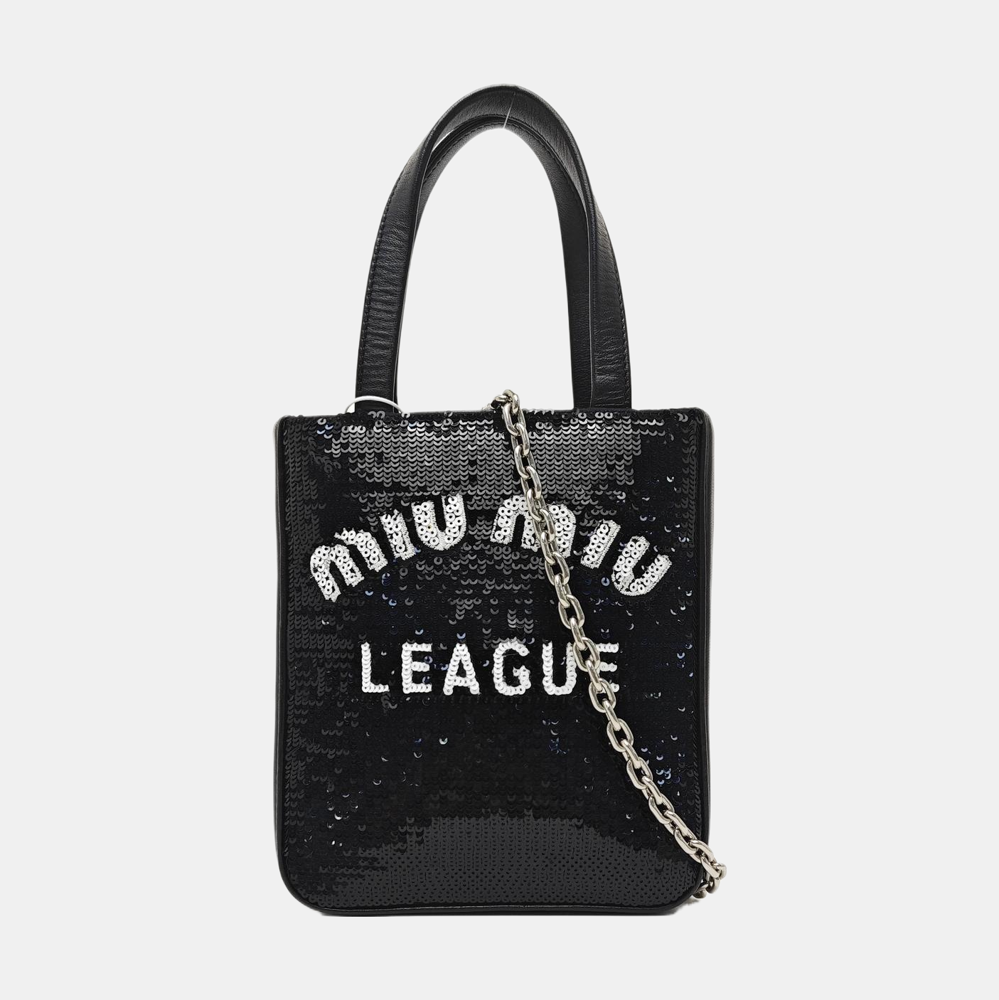 Sequins Tote Bag Black