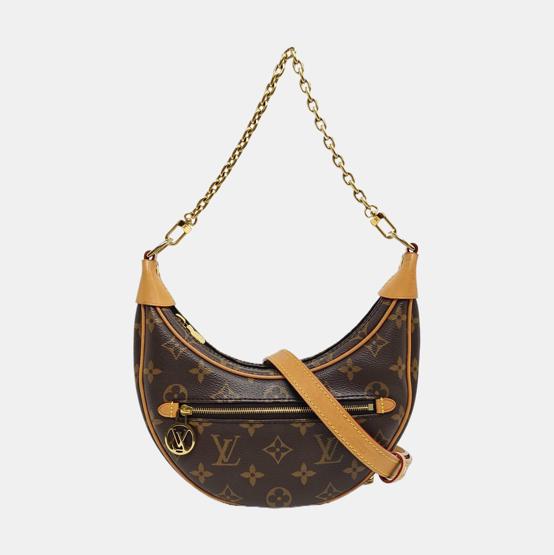 LOOP Monogram Coated Canvas Brown