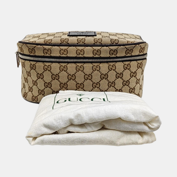 Monogram Canvas Belt Bag Beige