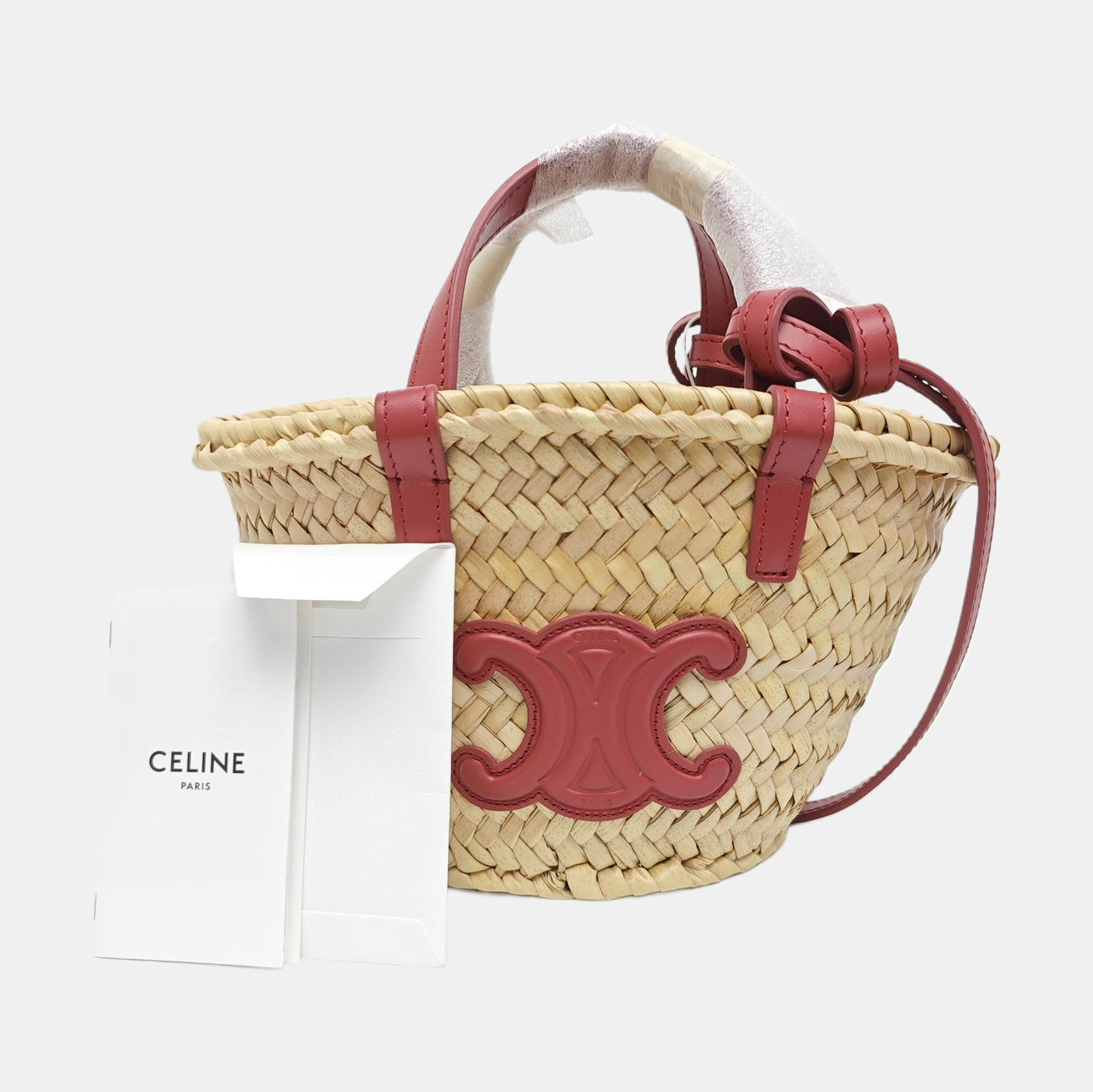 Straw Tote Bag Beige