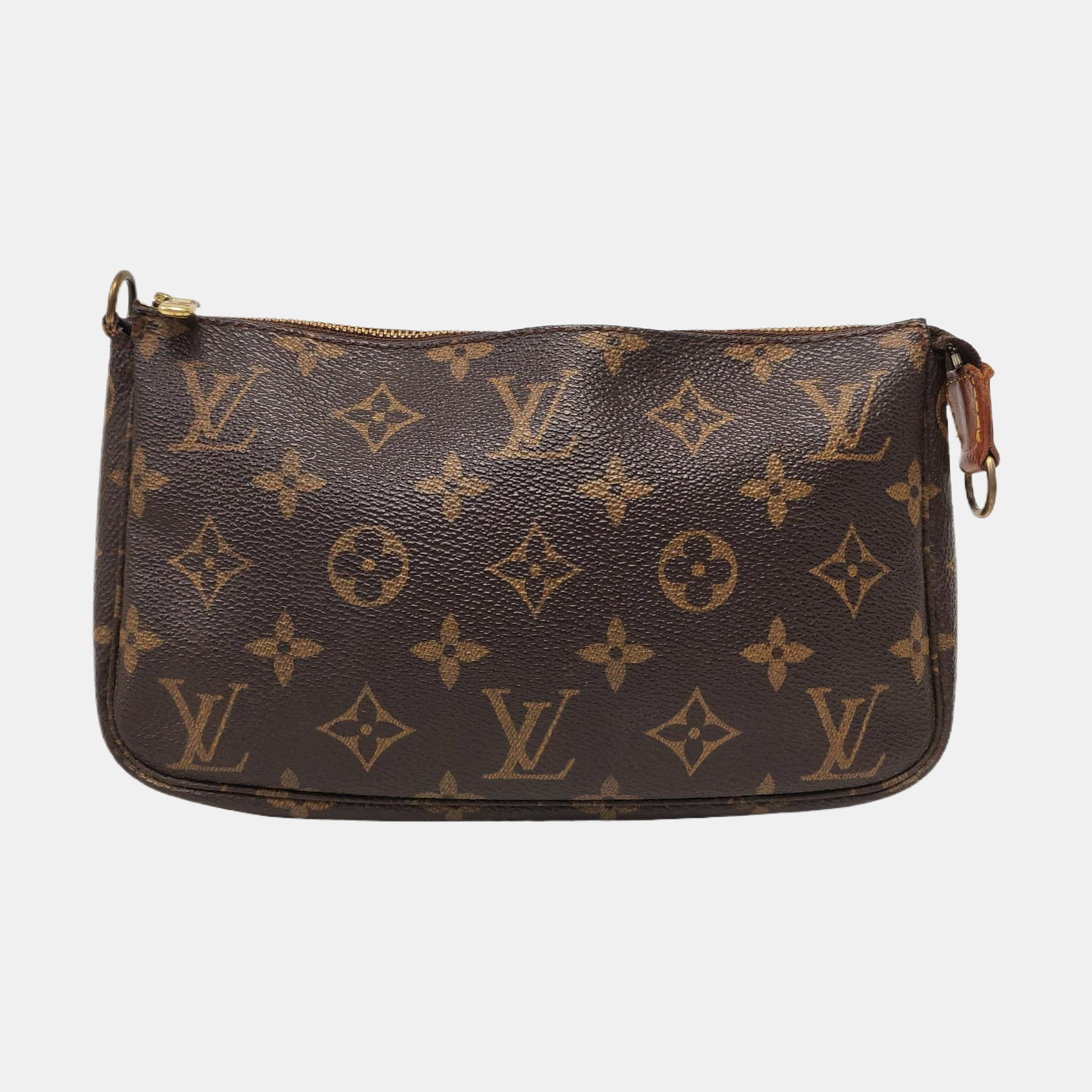 ACCESSOIRES Monogram Coated Canvas Brown