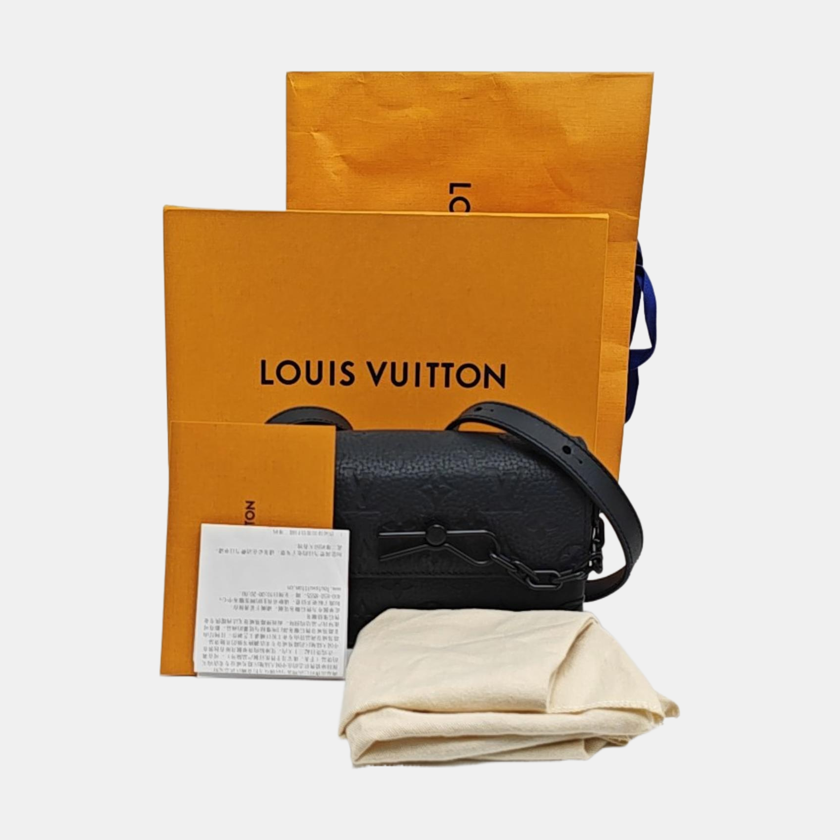 SOFT TRUNK Mini Monogram Calfskin Black
