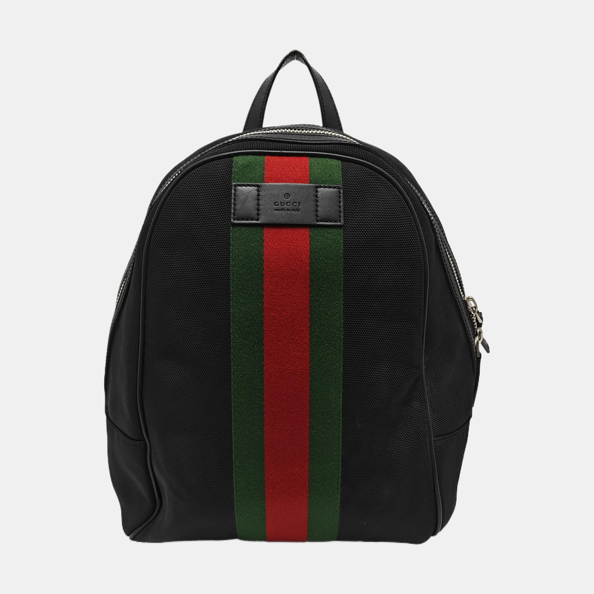 Fabric Backpack Black