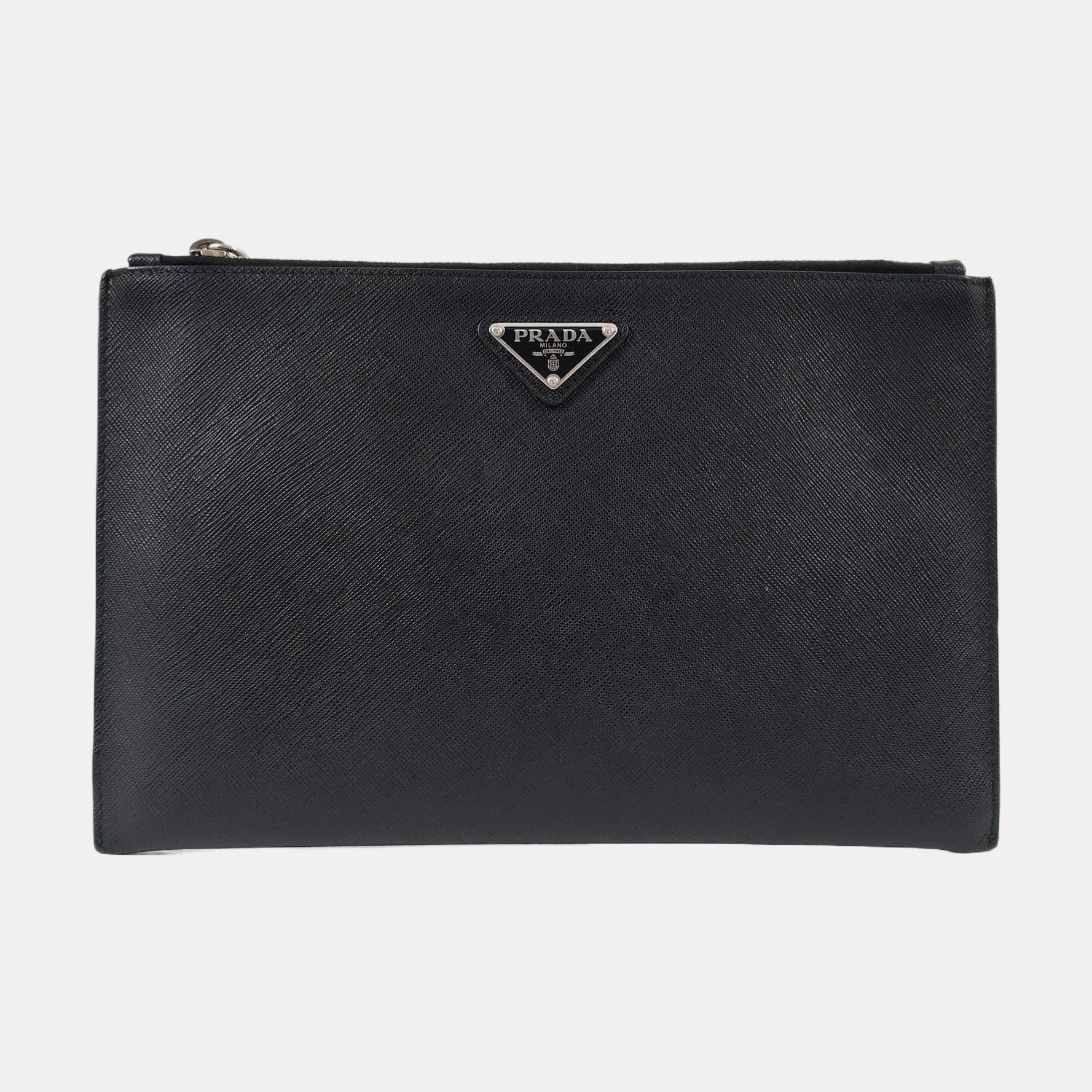 Clutch Saffiano Calfskin Black