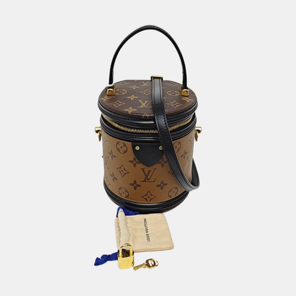 CANNES PM Monogram Coated Canvas Brown