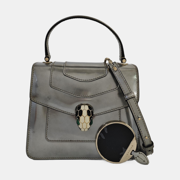 SERPENTI FOREVER Small Calfskin Gray