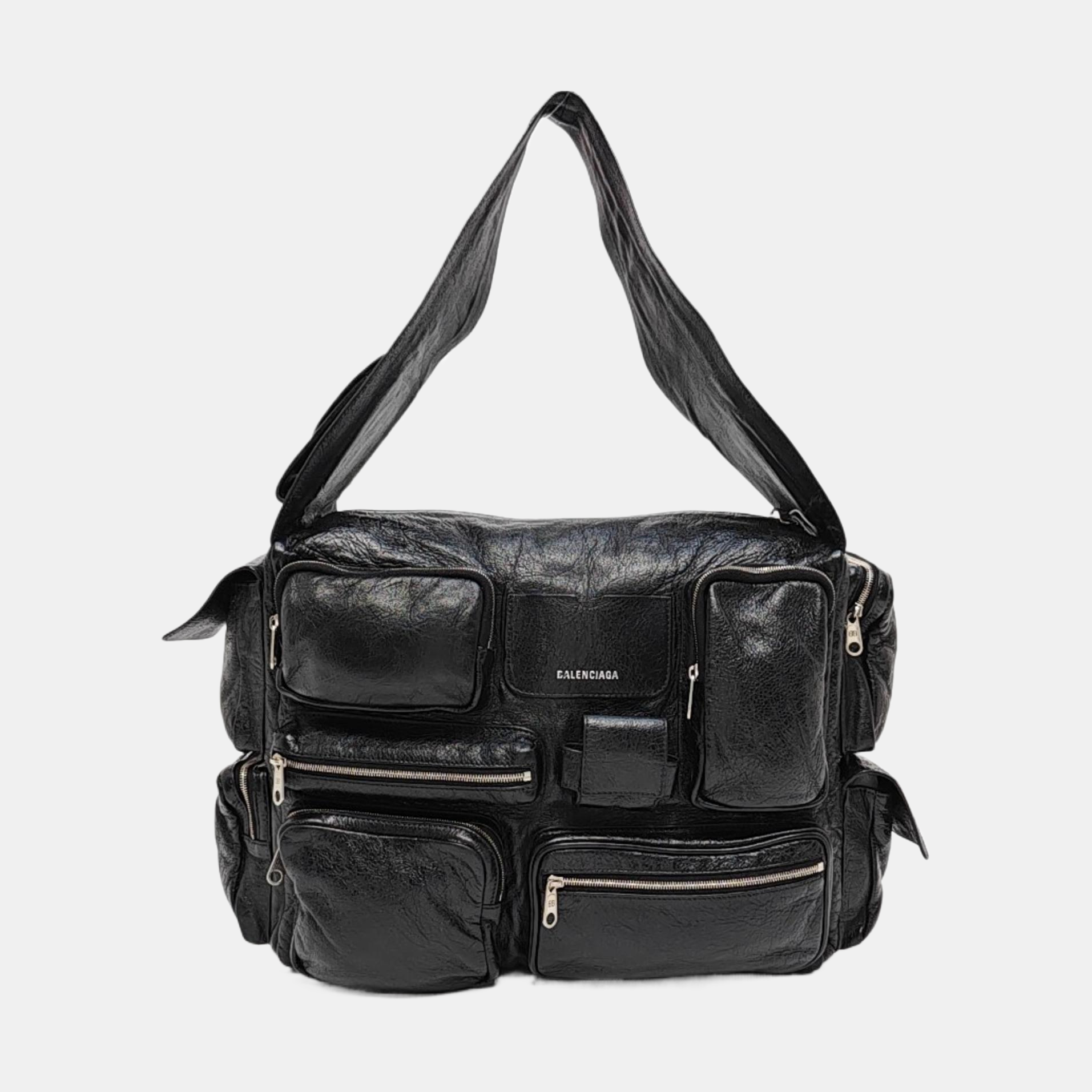 Lambskin Tote Bag Black