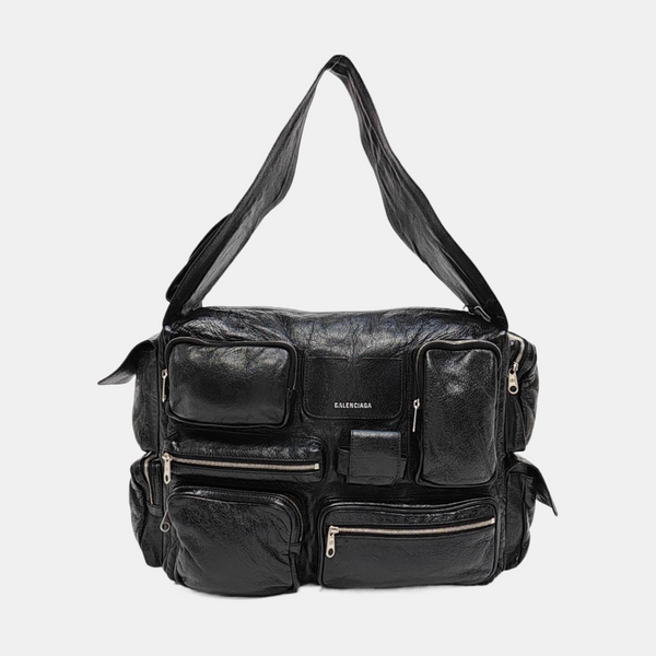 Lambskin Tote Bag Black