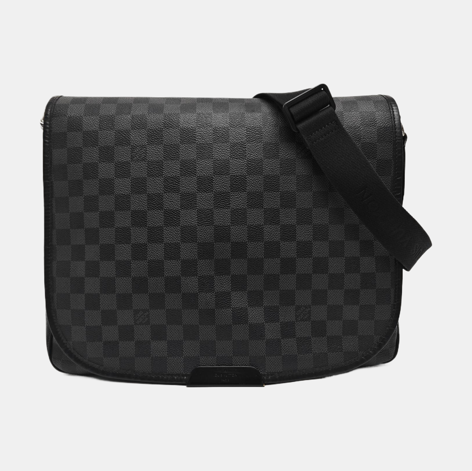 DANIEL Damier Graphite Coated Canvas Gray