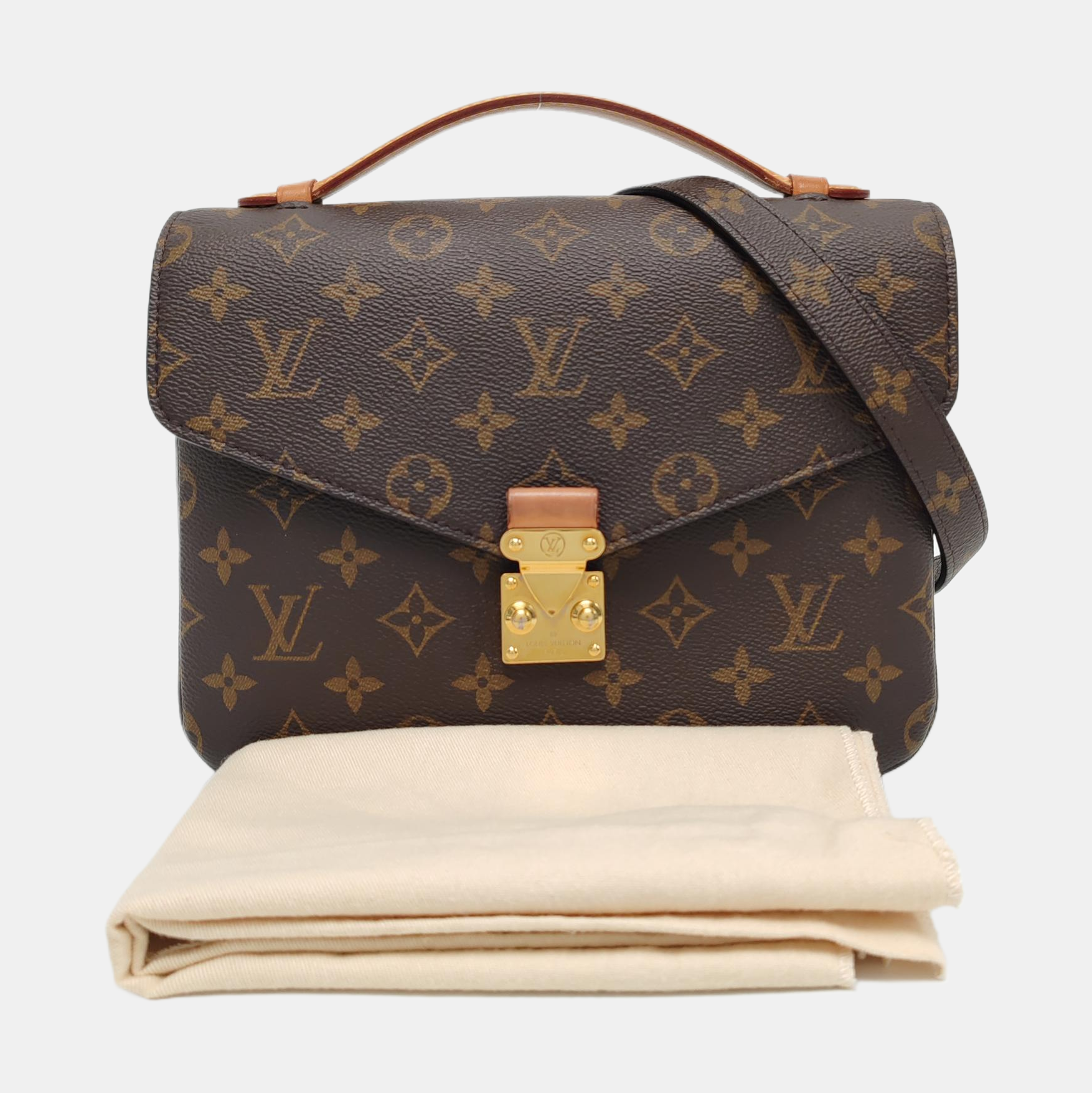Authenticated pre-owned  MÉTIS MM Monogram Coated Canvas Brown - Shoulder Bag at Looply