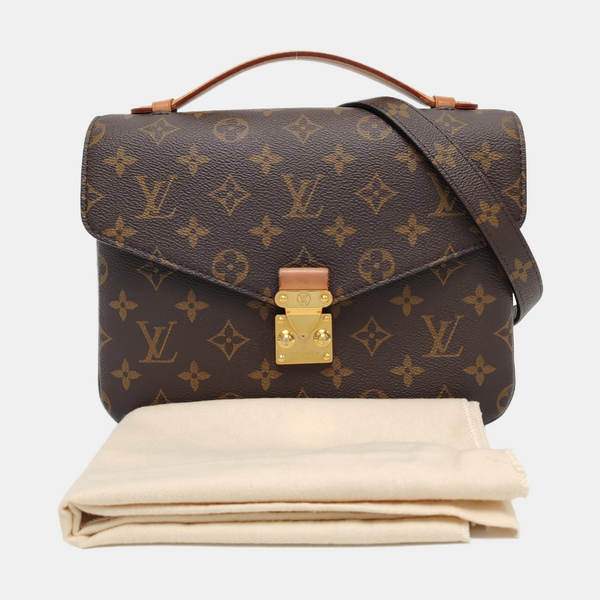 Authenticated pre-owned  MÉTIS MM Monogram Coated Canvas Brown - Shoulder Bag at Looply
