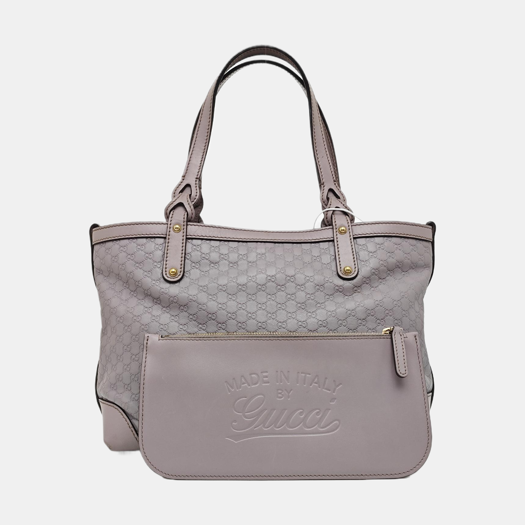 Calfskin Tote Bag Gray