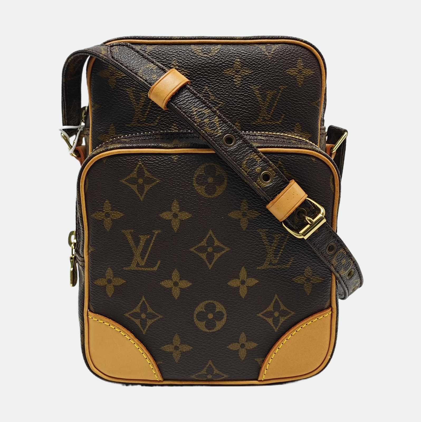 DANUBE Monogram Coated Canvas Brown